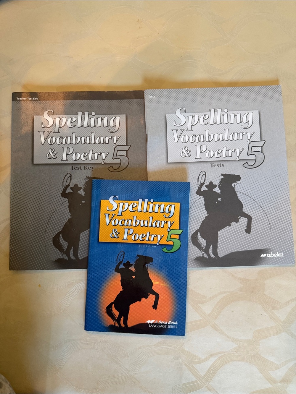 Abeka 5th grade Spelling Vocabulary & Poetry set